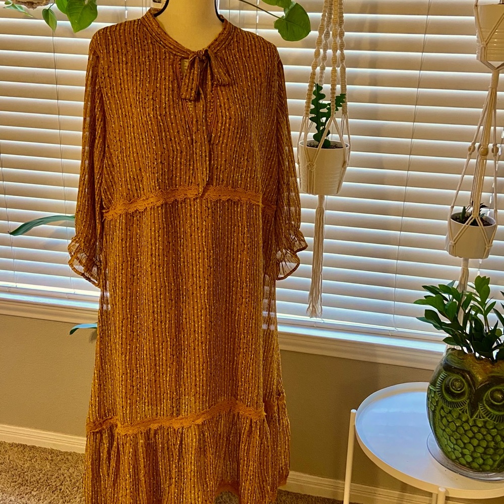 Boho-Inspired Woven Dress